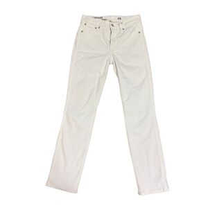 J. Crew Women's Slim
straight denim Jeans - White - Size 25 waist